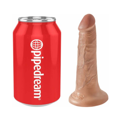 Pipedream King Cock 5 in. Realistic Dildo with Suction Cup Tan