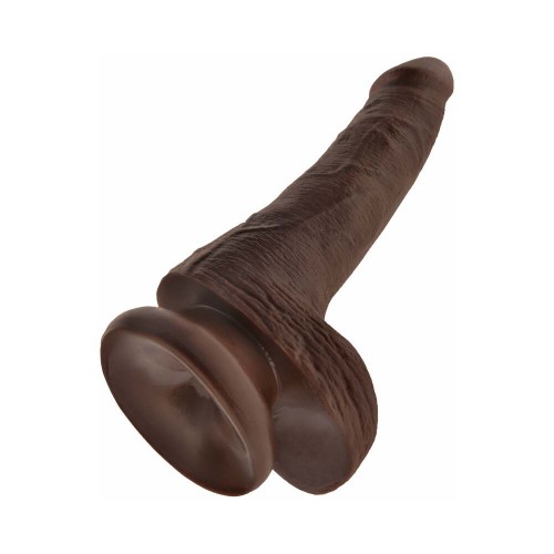 Pipedream King Cock 6 in. Realistic Suction Cup Dildo