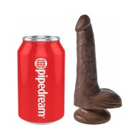 Pipedream King Cock 6 in. Realistic Suction Cup Dildo