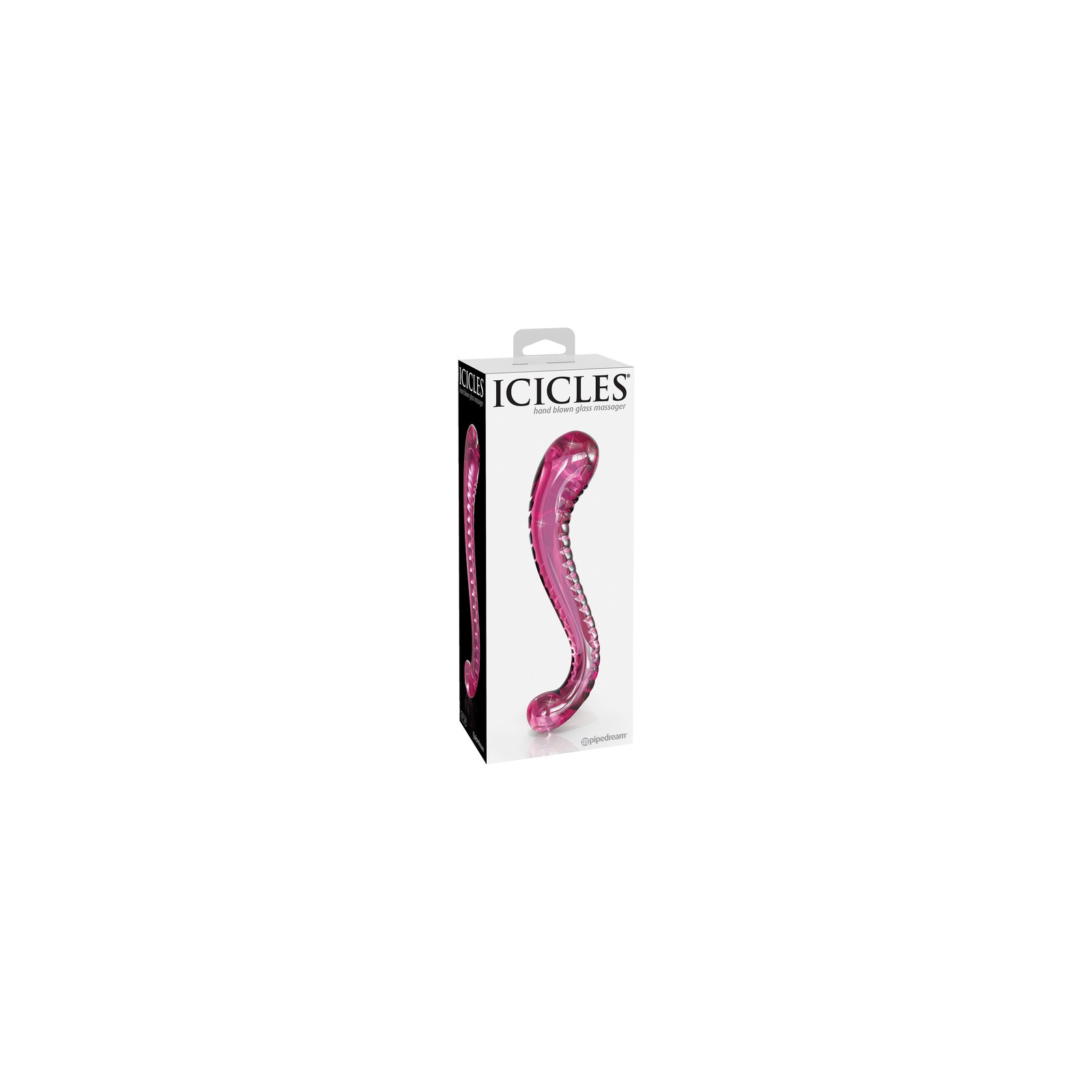 Pipedream Icicles No. 69 Curved Glass Dildo