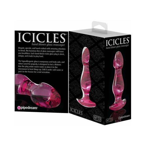 Icicles No. 73 Glass Anal Plug - Elegant Pleasure