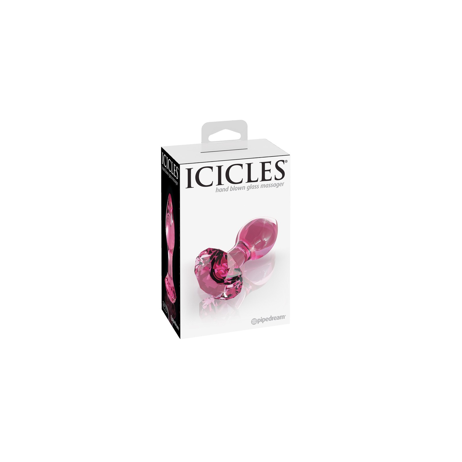 Pipedream Icicles No. 79 Glass Anal Plug - Pink