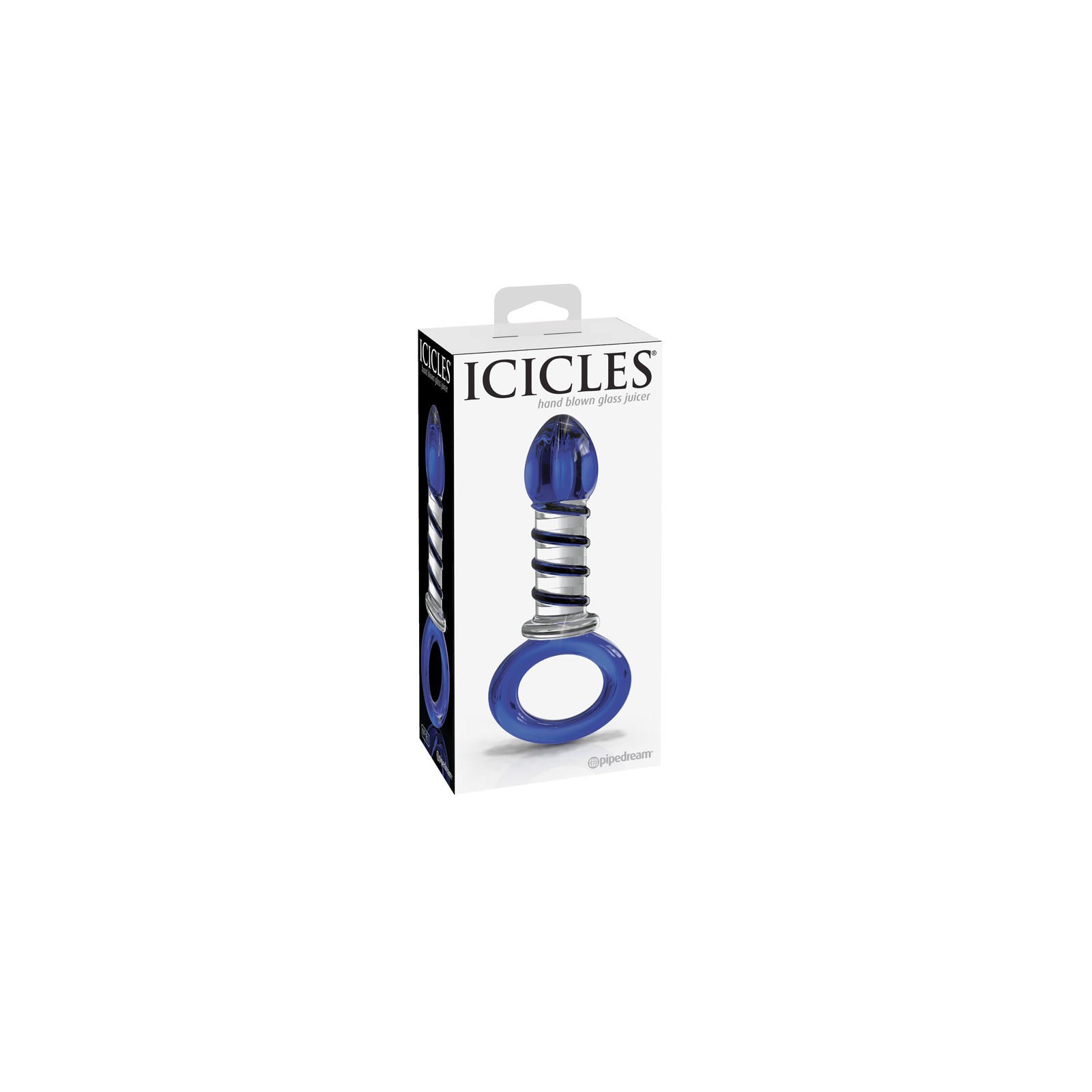 Pipedream Icicles No. 81 Ribbed Glass Dildo