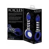 Pipedream Icicles No. 81 Ribbed Glass Dildo