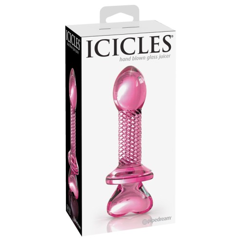 Pipedream Icicles No. 82 Dildo de Cristal Texturizado