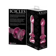 Pipedream Icicles No. 82 Dildo de Cristal Texturizado