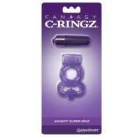 Pipedream Fantasy C-Ringz Infinity Super Ring in Purple