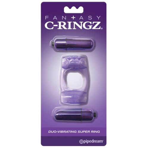 Duo-Vibrating Super Ring C-Ringz