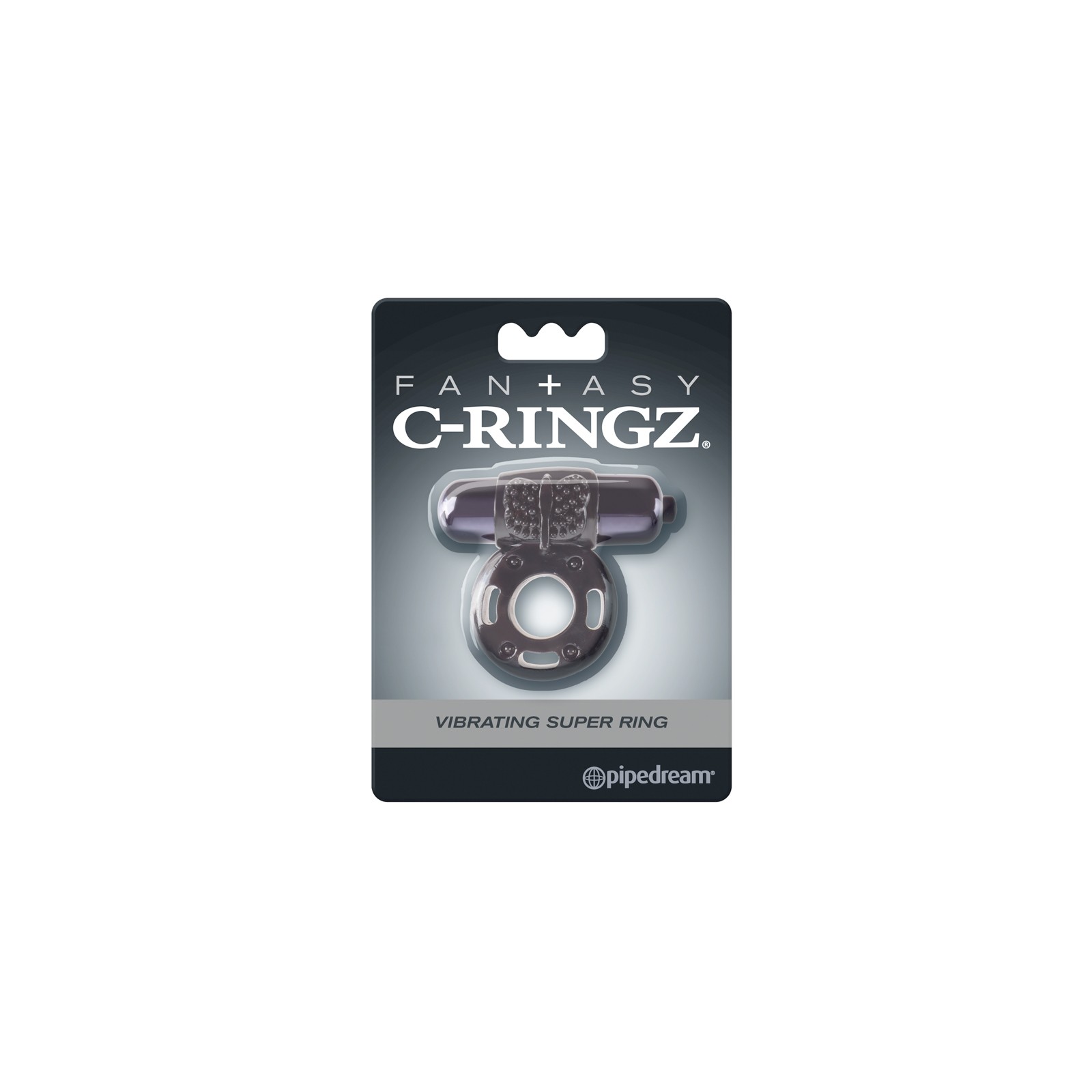 Anillo Vibrador Super Ring C-Ringz Pipedream Negro