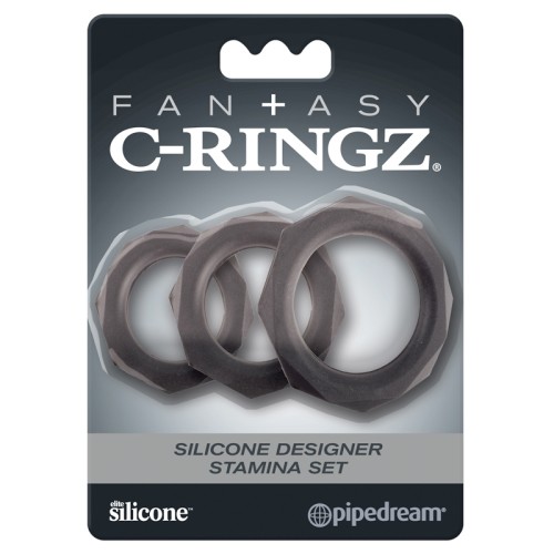 Pipedream C-Ringz Silicone Stamina Ring Set