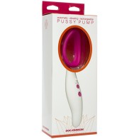 Automatic Pussy Pump Pink White for Enhanced Pleasure