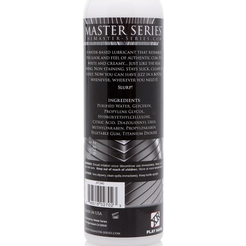 Lubricante a Base de Agua Masters Jizz Sin Fragancia - 8 fl oz