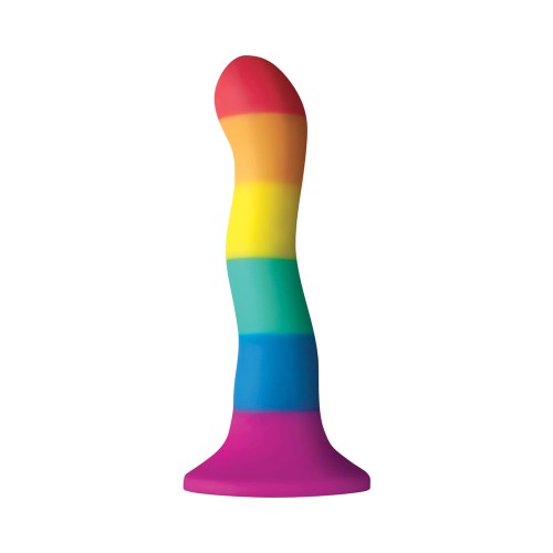 Colours Pride Edition 6 in. Wave Rainbow Dildo