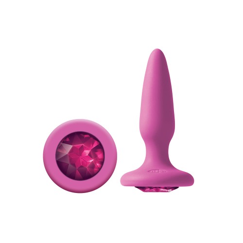 Glams Mini Anal Plug with Pink Gem