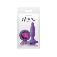 Glams Mini Anal Plug with Purple Gem