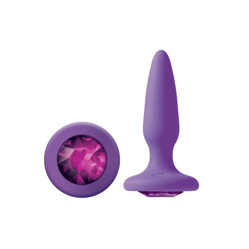 Glams Mini Anal Plug with Purple Gem