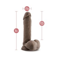 Au Naturel 8 in Posable Dual Density Dildo