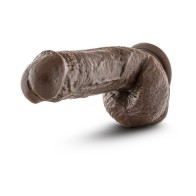 Dr. Skin Mr. D Dildo Realista 8.5 in. con Bolas Marrón