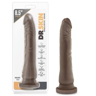 Dildo Dr. Skin Básico 8.5 in. Marrón