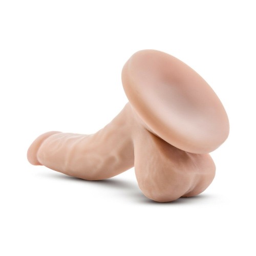 Dr. Skin Mini 4 Inch Dildo with Balls Beige