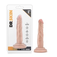 Dildo Realista Mini Dr. Skin de 5 Pulgadas Beige