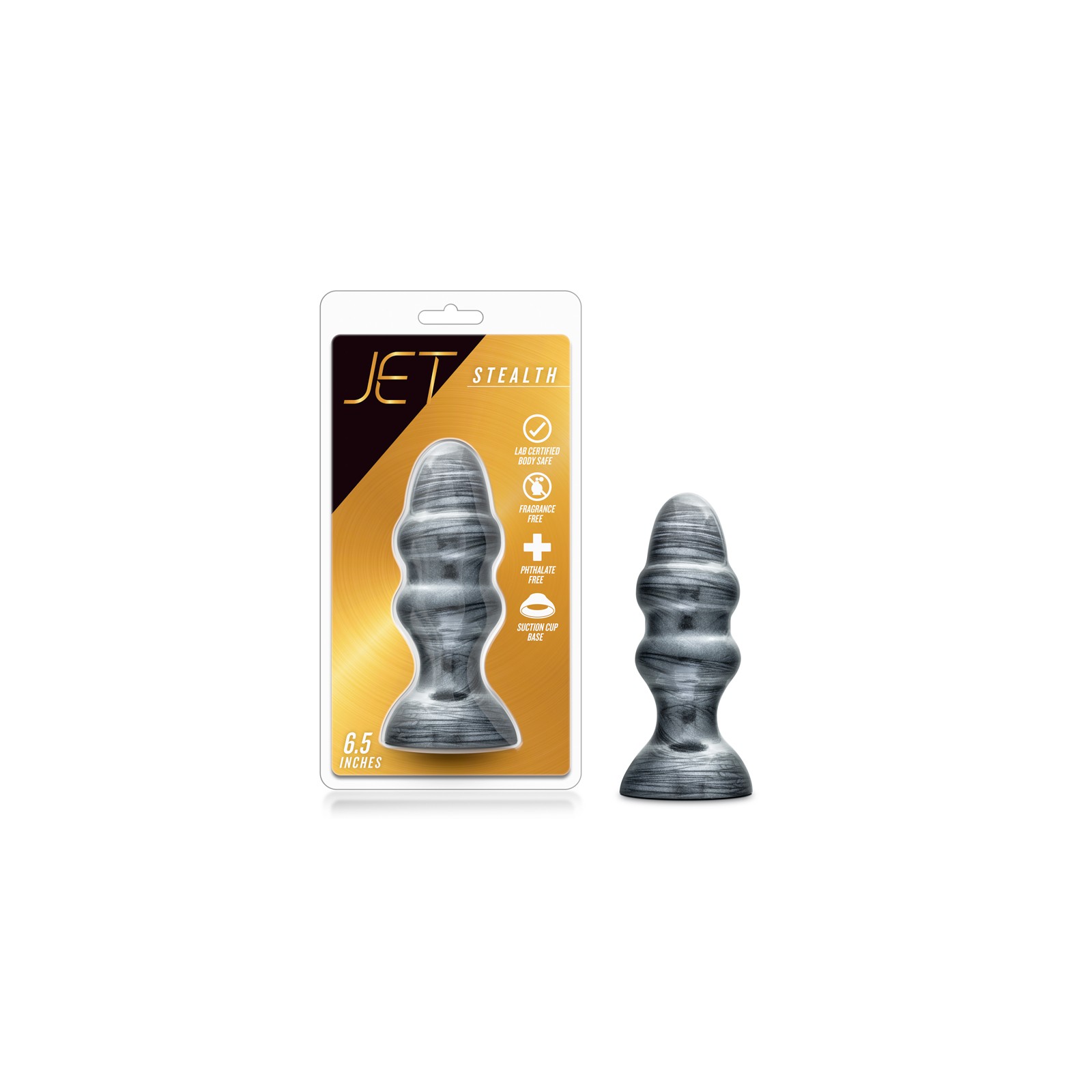 Jet Stealth 6.5 in. Anal Plug - Sleek Pleasure