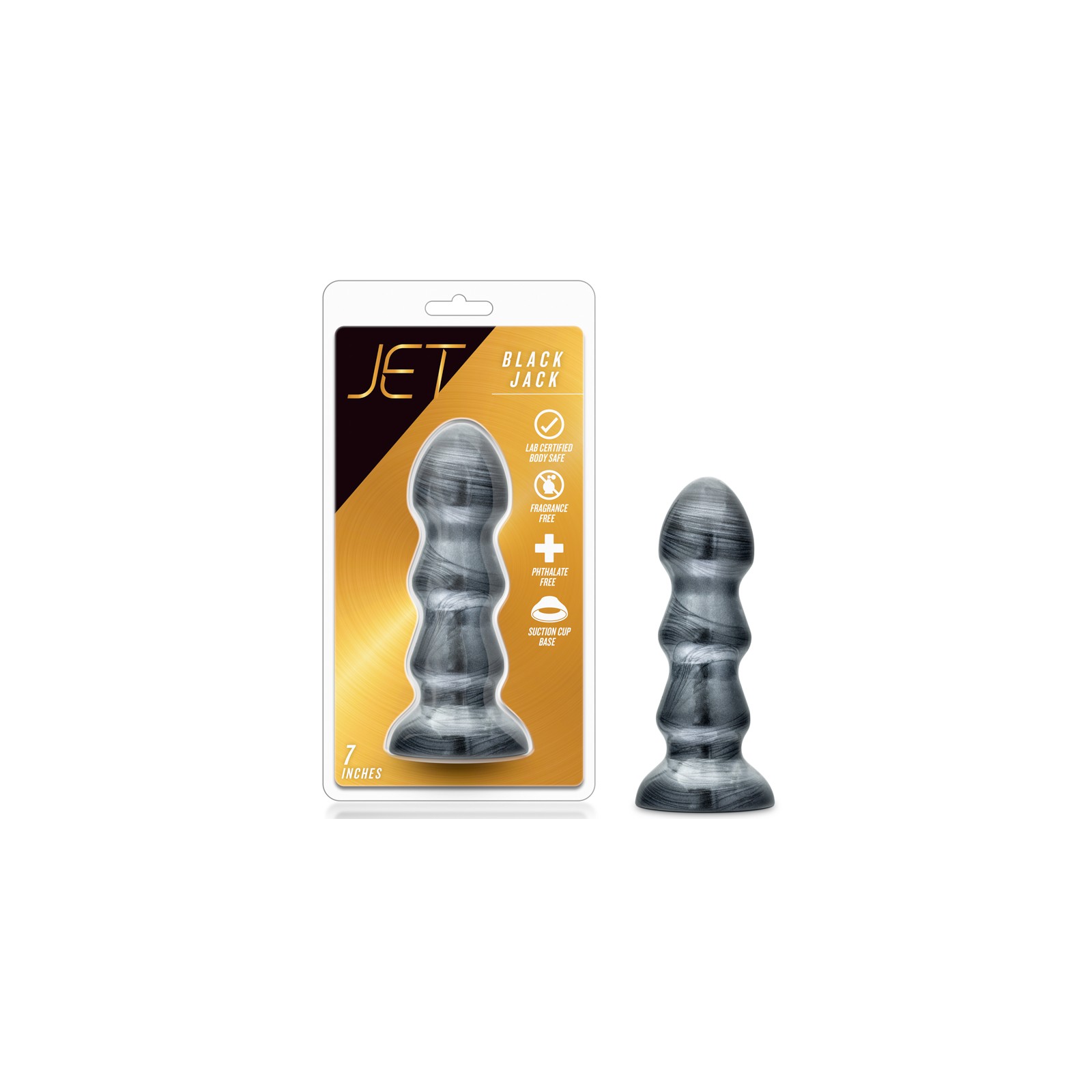 Jet Black Jack 7-inch Anal Plug