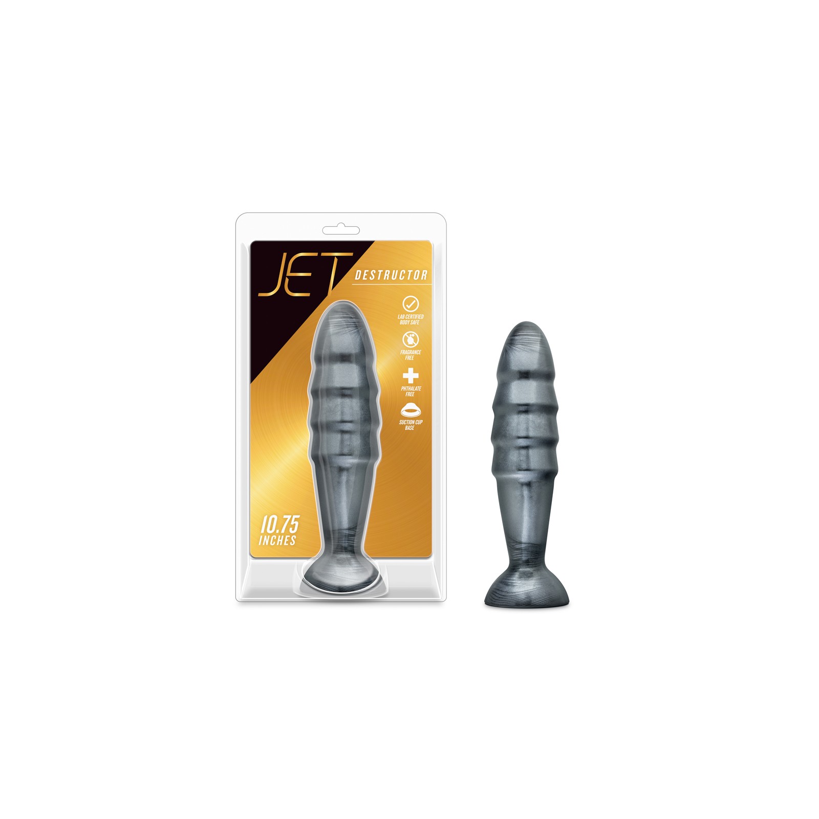 Pro Size Carbon Black Anal Plug