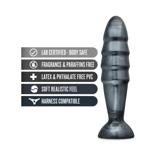 Pro Size Carbon Black Anal Plug