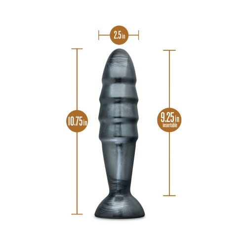 Pro Size Carbon Black Anal Plug