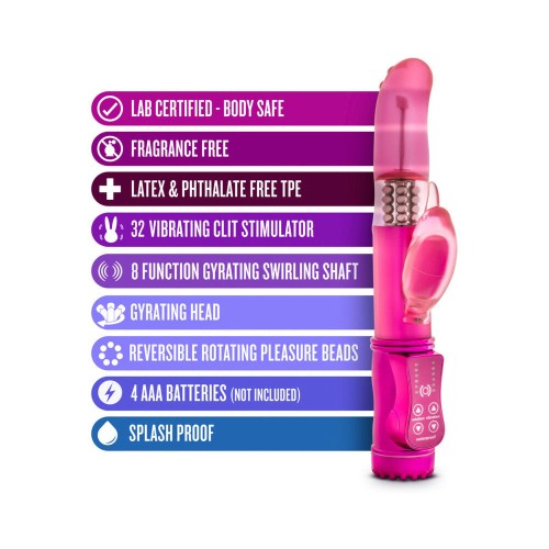 Dancing Dolphin Dual Stimulation Vibrator Fuchsia