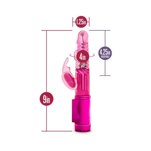 Vibrador de Estimulación Dual Romping Rabbit Fucsia