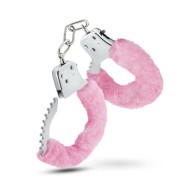 Temptasia Adjustable Faux Fur Cuffs - Pink for Playful Fun