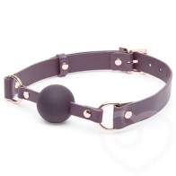 Fifty Shades Freed Leather Ball Gag - Cherished Collection