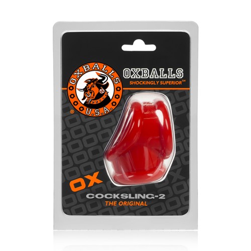 OxBalls Cocksling-2 Red Cockring