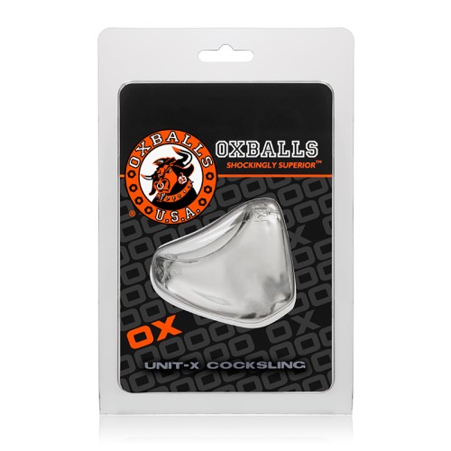 OxBalls Unit-X Clear Cocksling - Versatile and Durable