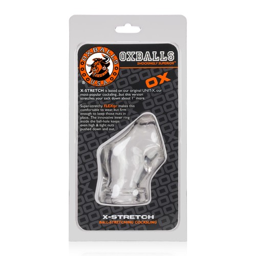 OxBalls Unit-X Stretch Cocksling Clear - Premium Cocksling