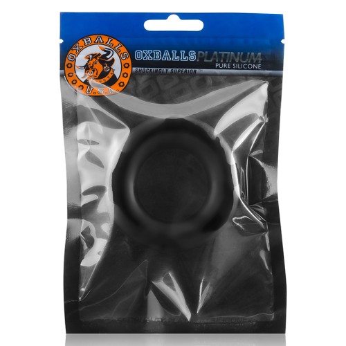 OxBalls Black Silicone Cockring for Ultimate Comfort