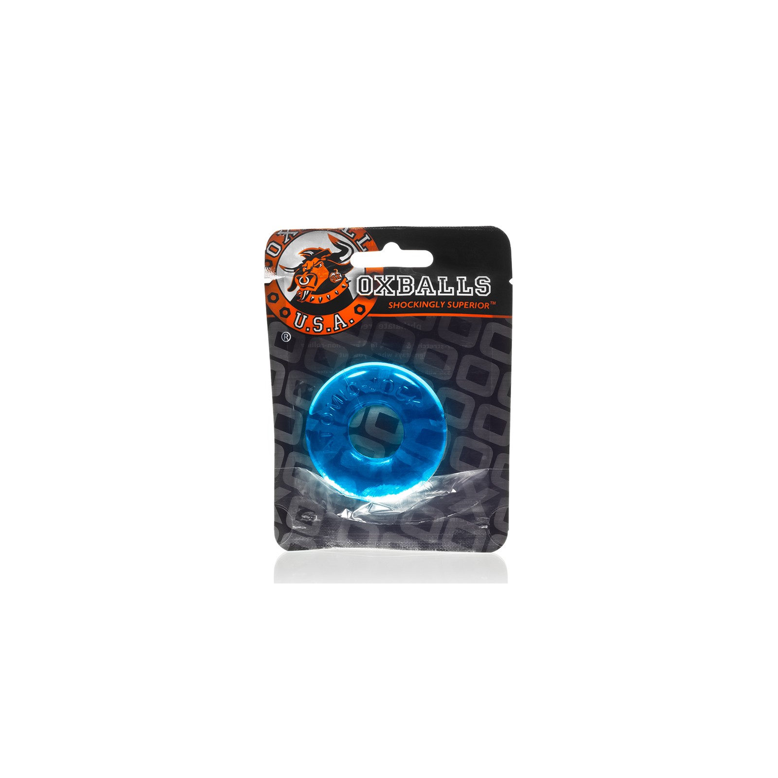 OxBalls Do-Nut-2 Cockring Grande Azul Hielo