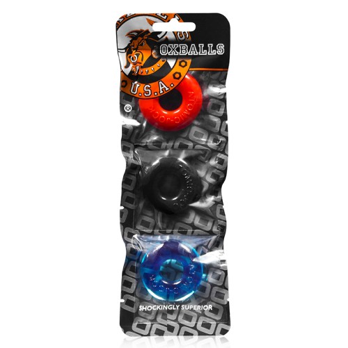 OxBalls Ringer - Anillos para el Pene Estirables Multicolores