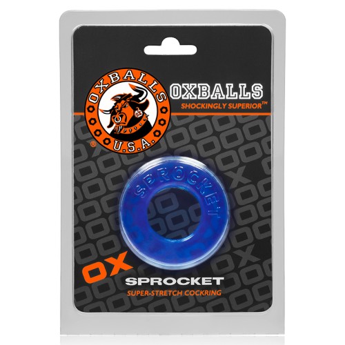 OxBalls Sprocket Cockring in Ice Blue