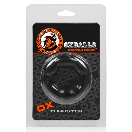 OxBalls Thruster Cockring Negro - Comodidad Ultra Elástica