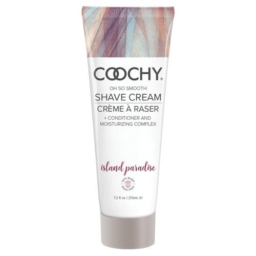 Coochy Crema de Afeitar Island Paradise - 7.2 fl. oz.