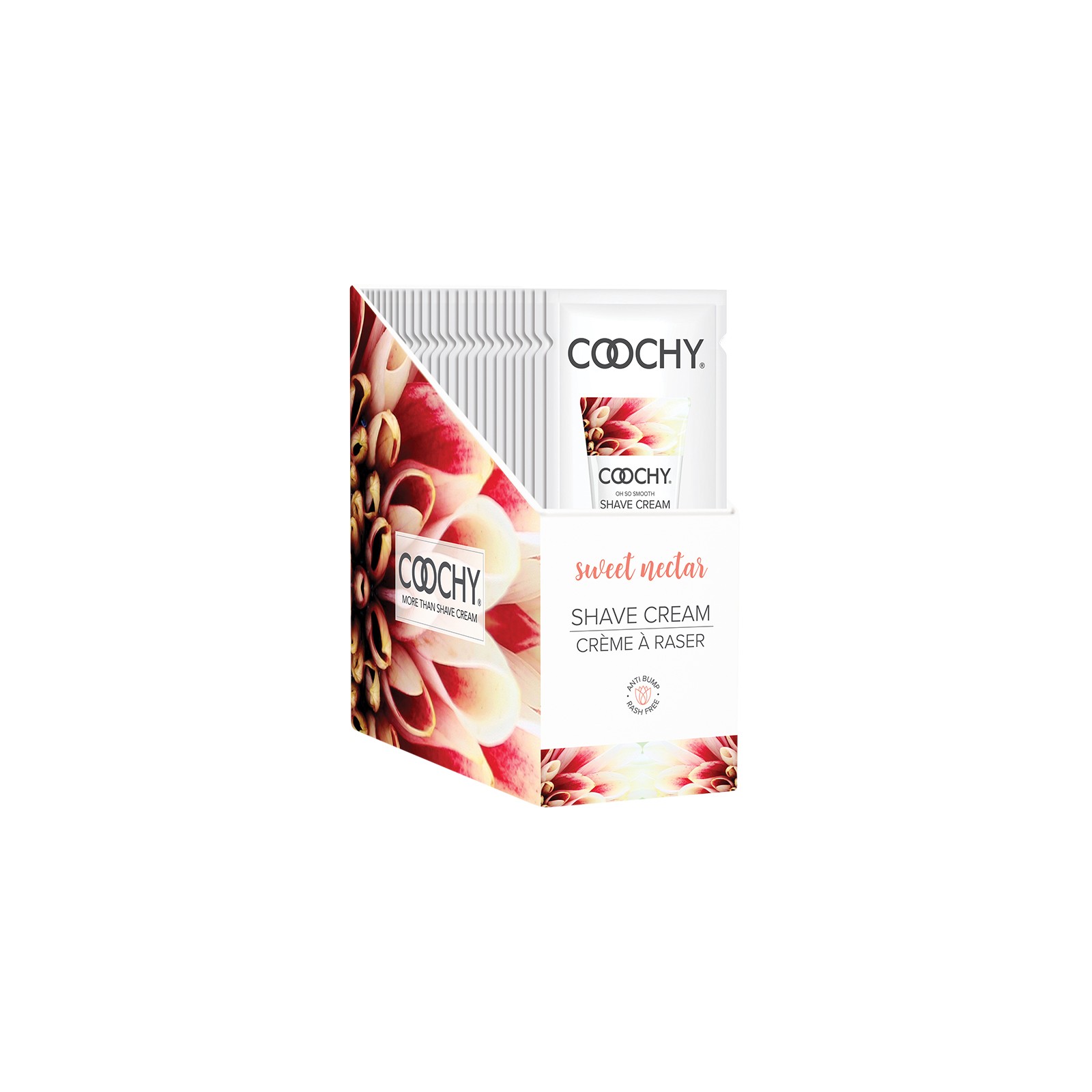 Coochy Shave Cream Sweet Nectar 24pc Foil Display