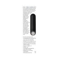 Vibrador Bullet Poderoso Negro Zero Tolerance