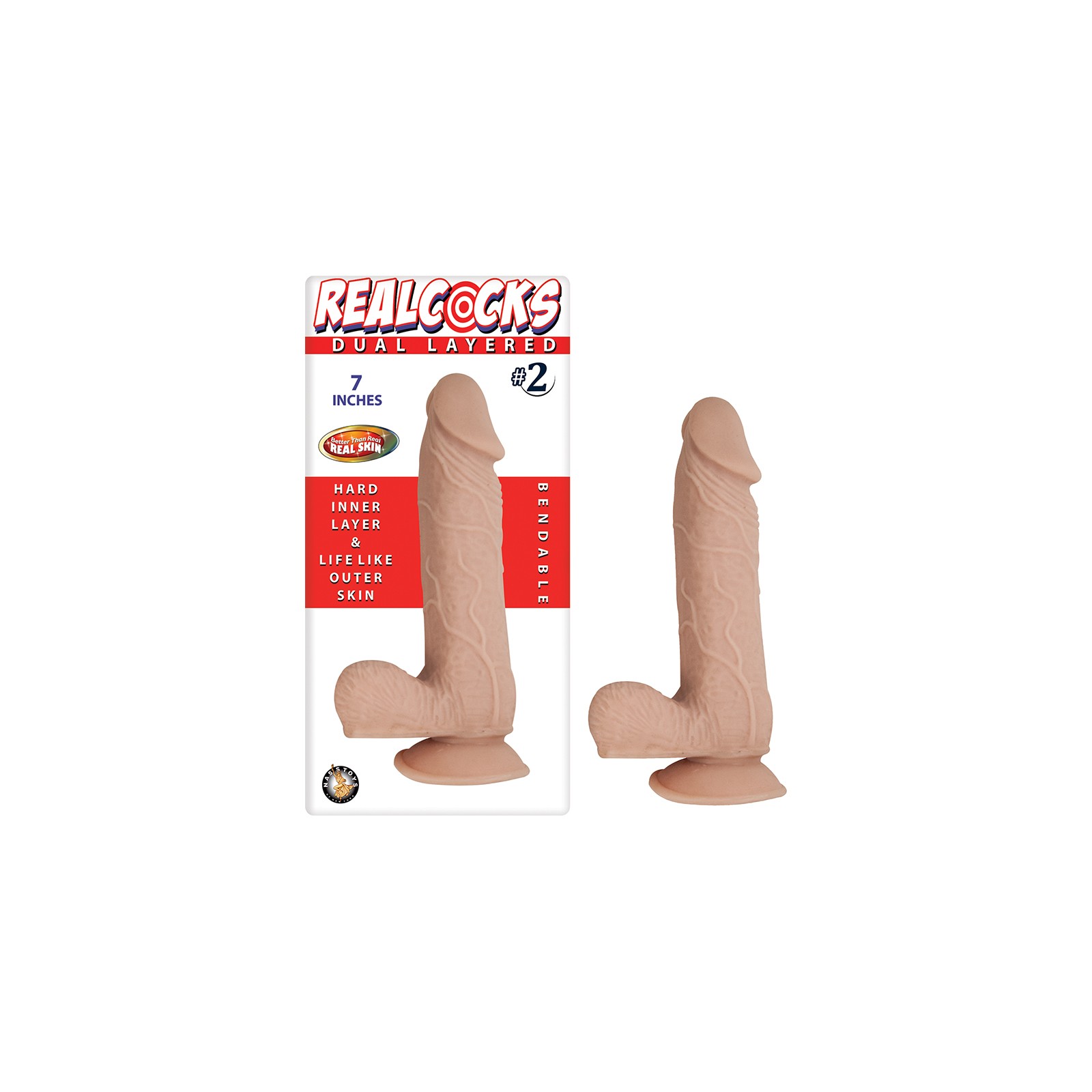 Realcocks Dual Layered 7 Inch Dong