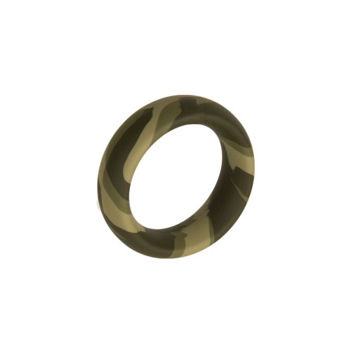 Camo Silicone Cock Ring 2in - Enhanced Pleasure Tool