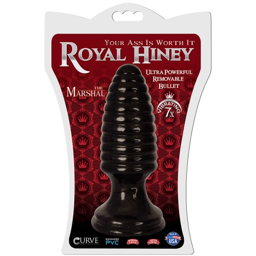 Plug Anal Vibrante Royal Hiney The Marshal - Negro