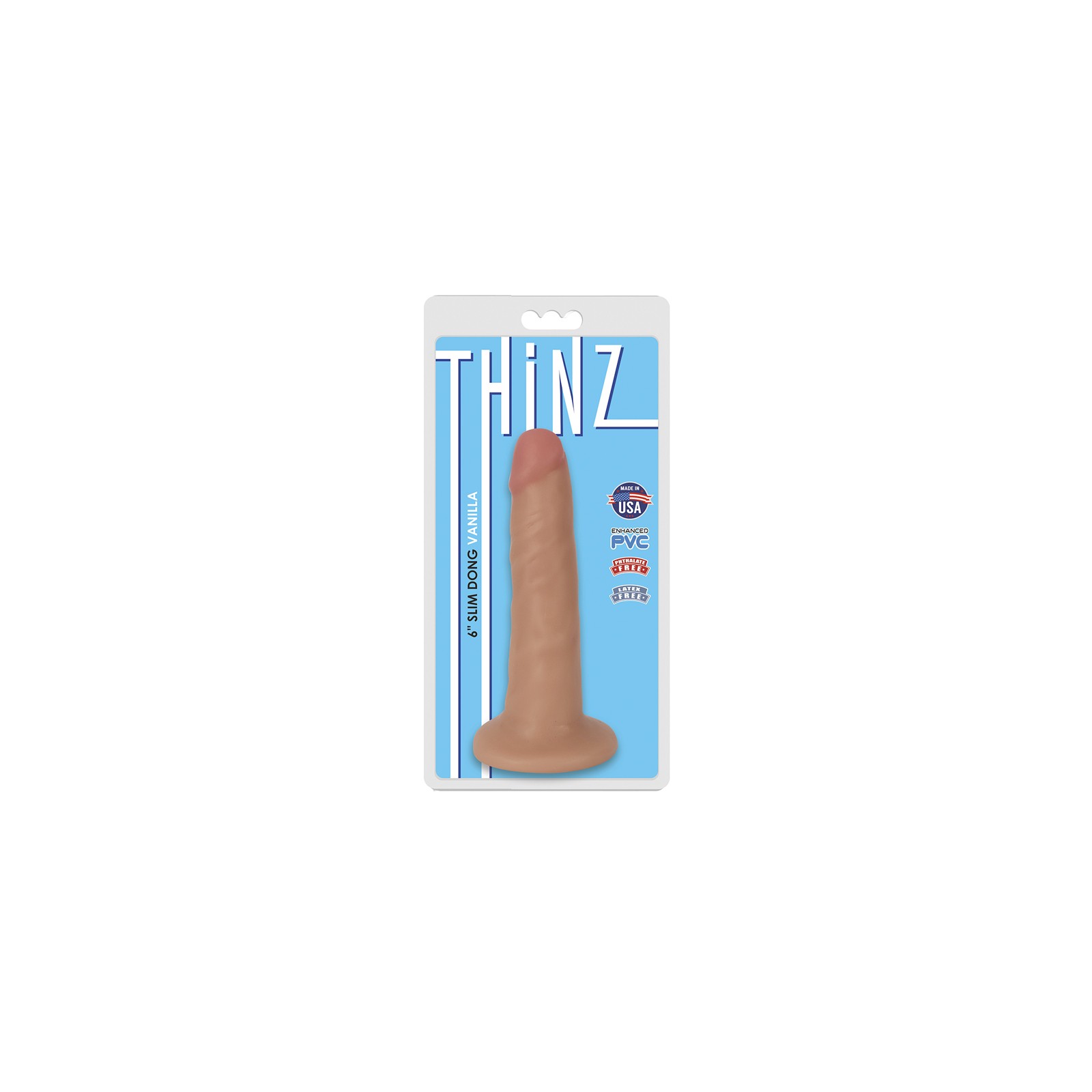 Dildo Slim Thinz de Curve Toys con Base de Succión