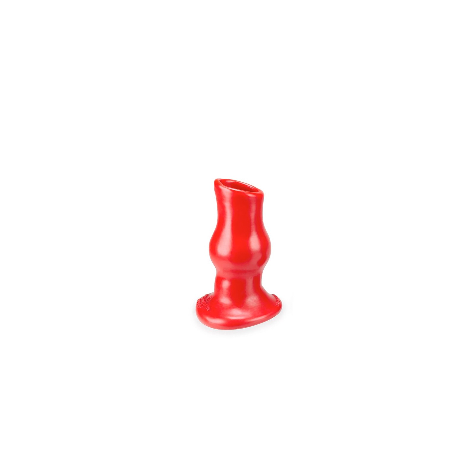 OxBalls Pig Hole Deep-1, Hollow Plug, Small, Red